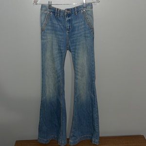 Mid Rise Flare Free People Jeans